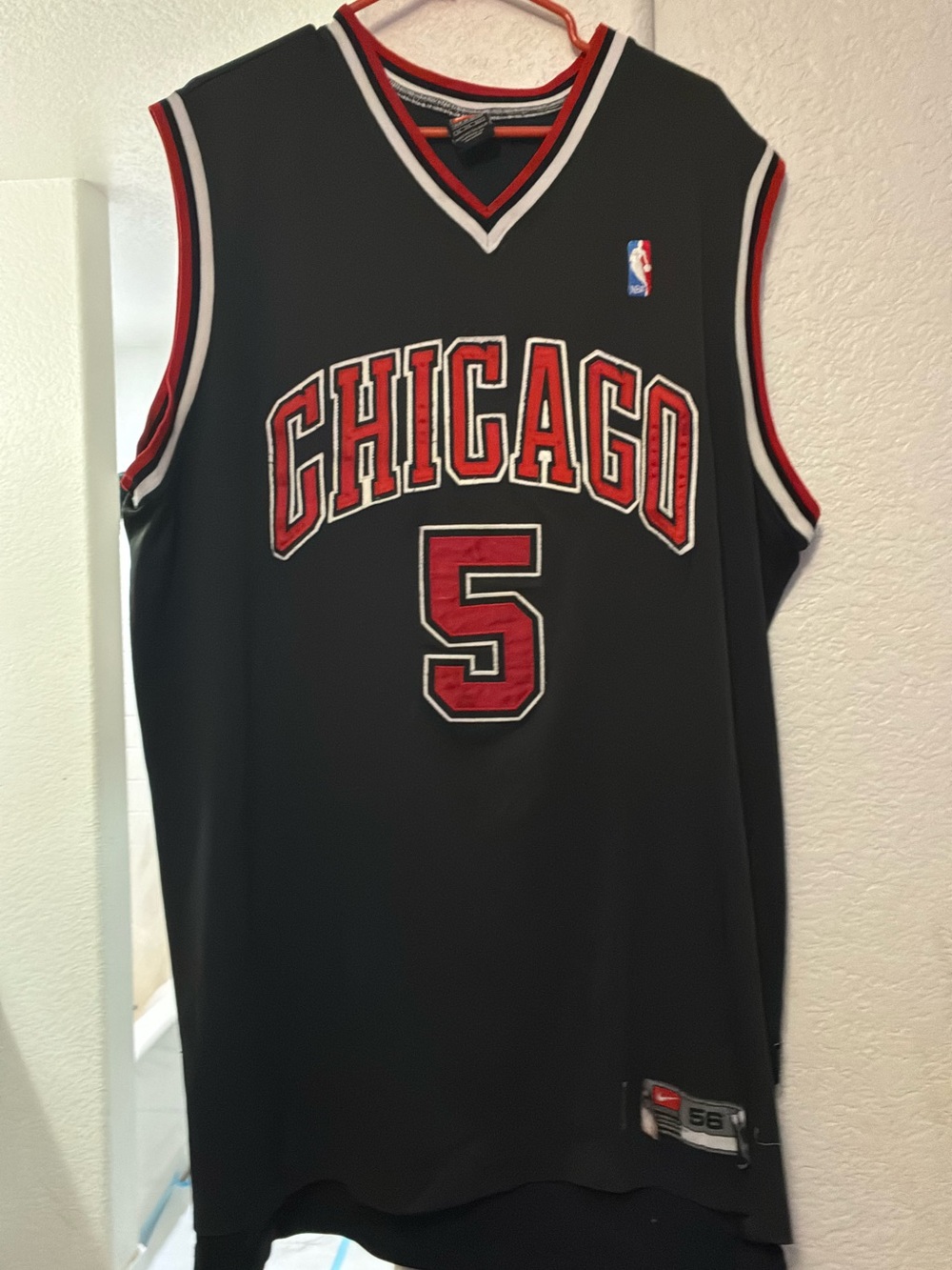 Chicago #5 Black NBA Basketball Jersey